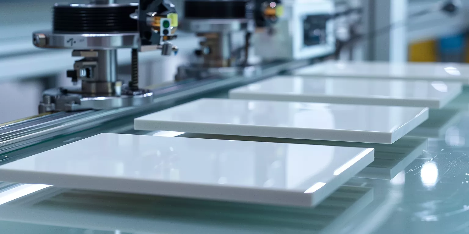 alumina substrate surface quality and material uniformity inspection