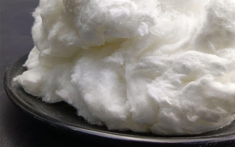 Aluminum silicate ceramic fiber cotton in bulk form for high-temperature insulation