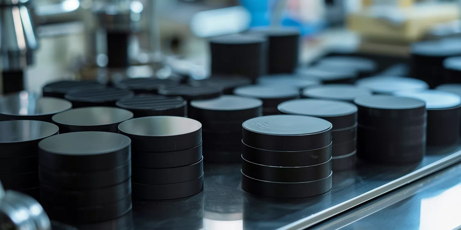 black alumina ceramic alignment plates in industrial optical fixtures