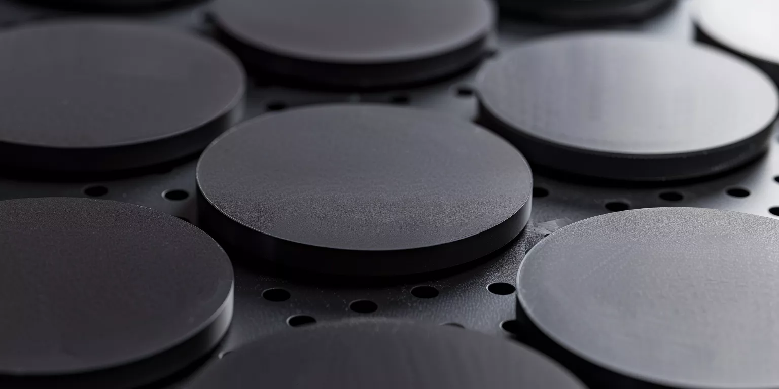 black alumina ceramic spacers for electrical insulation fittings