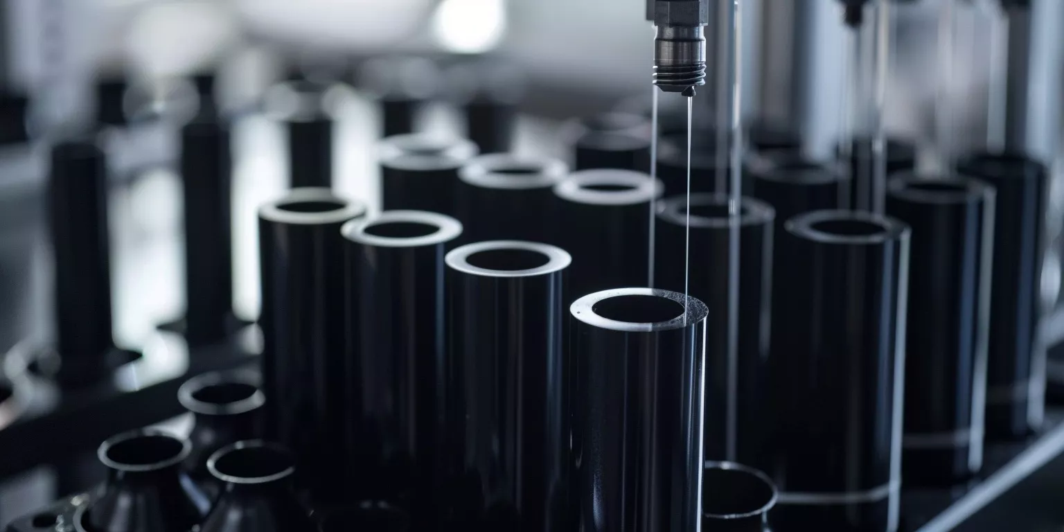 black alumina ceramic tubes for thermal isolation in optical systems