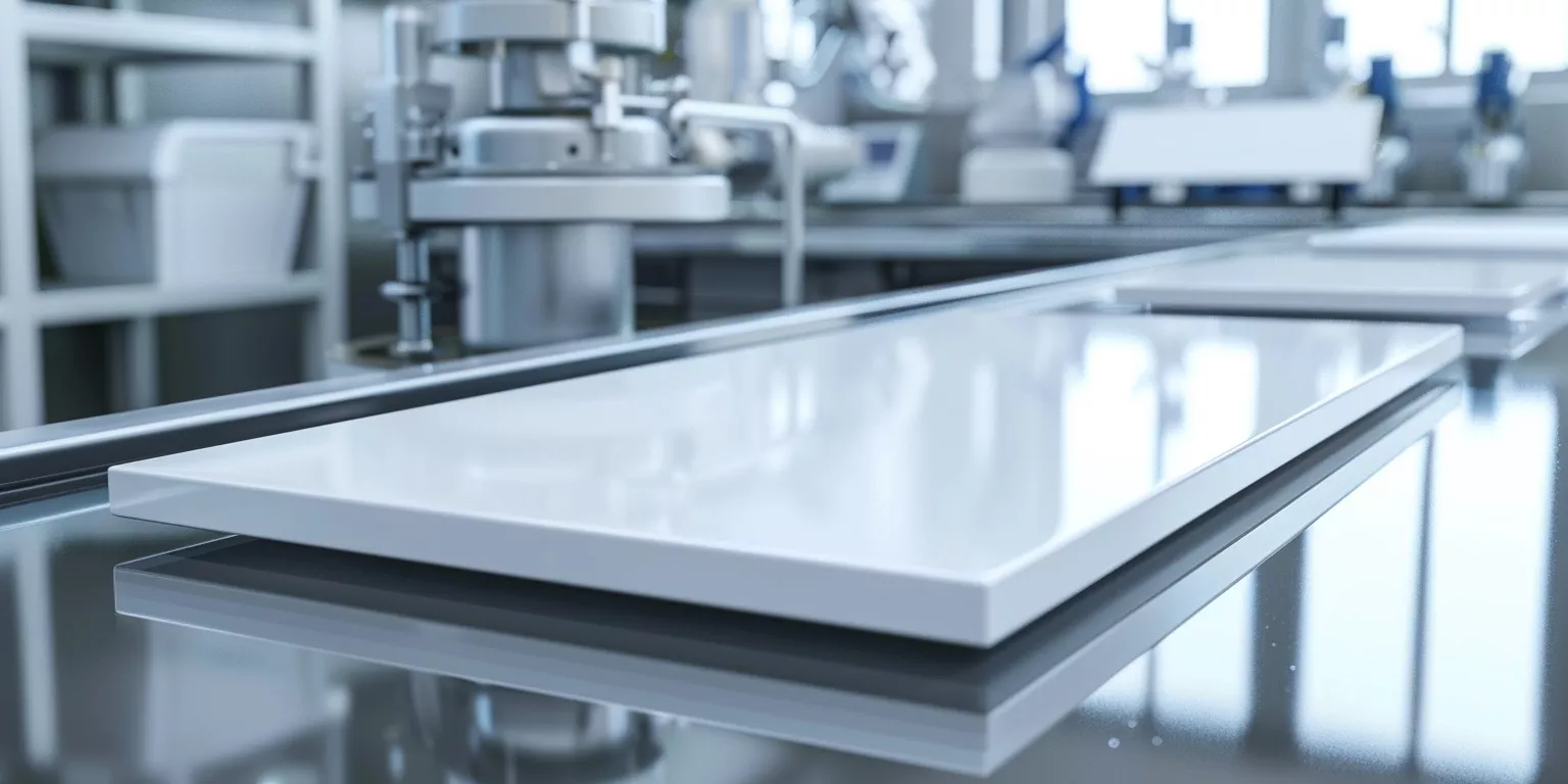 dense white alumina plate material for insulation systems