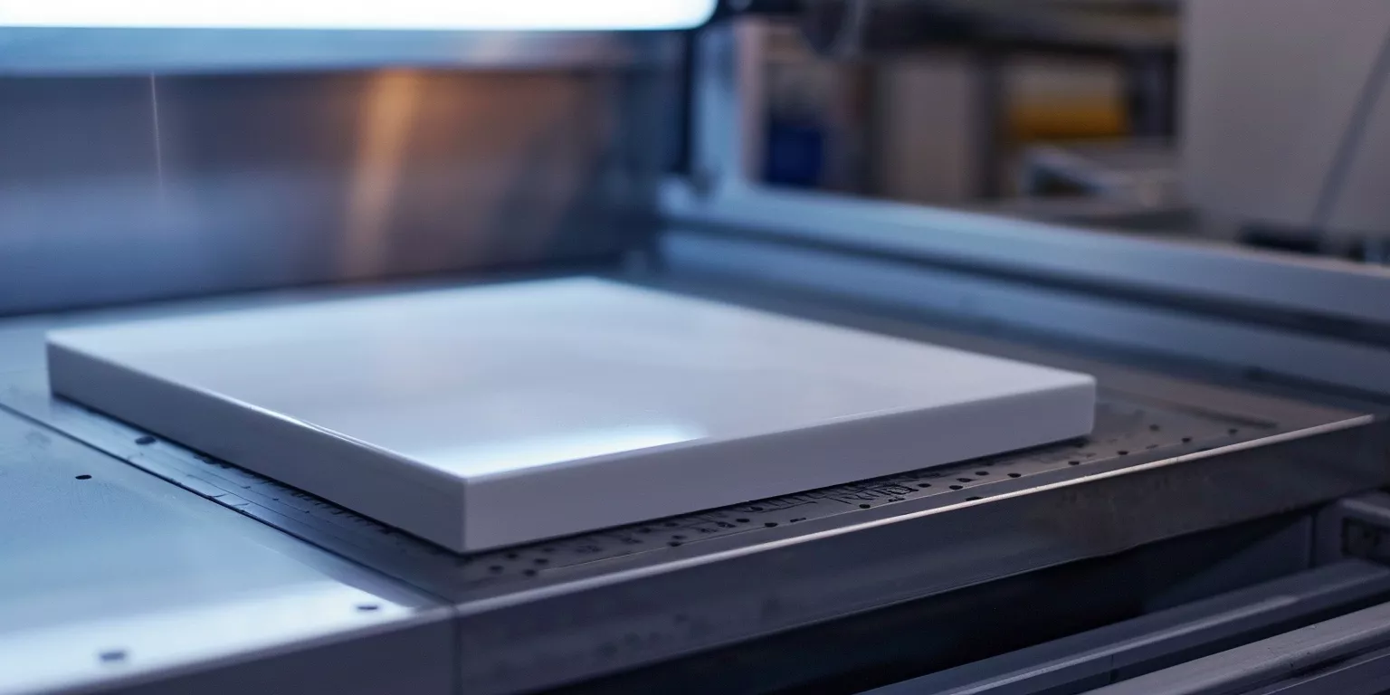 precision machined white alumina plate surface quality