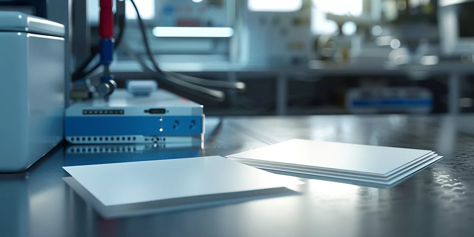 thin film alumina substrate quality inspection scene thin film alumina substrate quality inspection scene