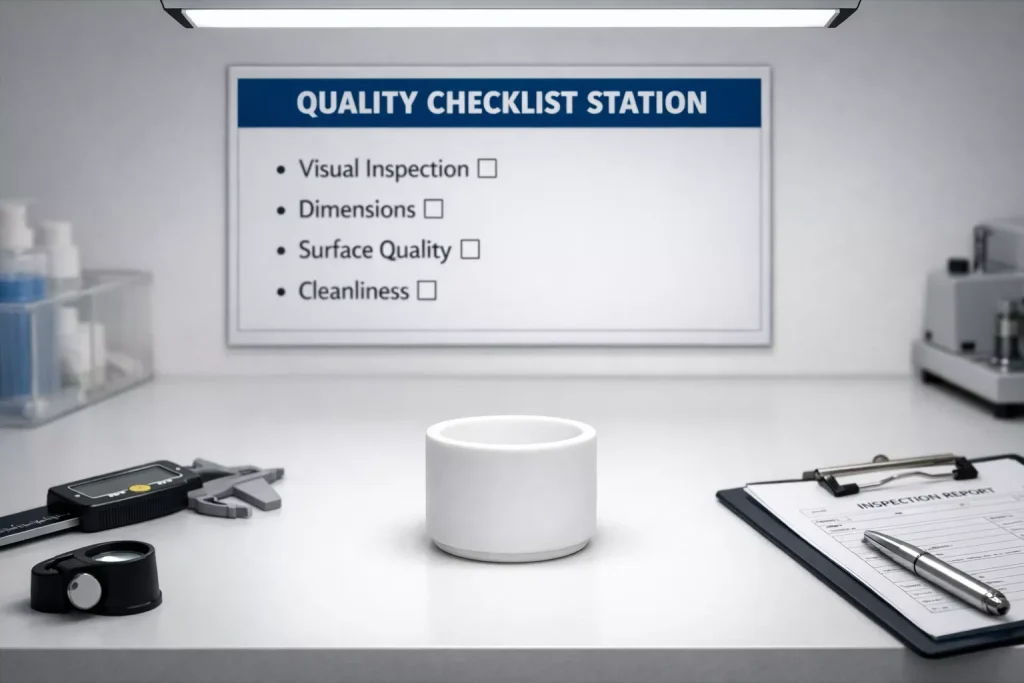 Zirconia Sintering Crucible Quality Verification