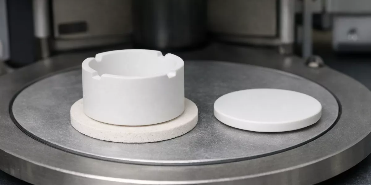 ceramic spacers with zirconia crucible contact points