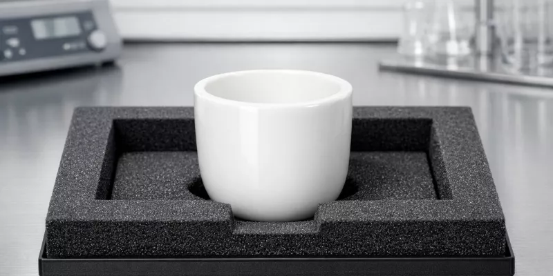 dense zirconia crucible microstructure appearance