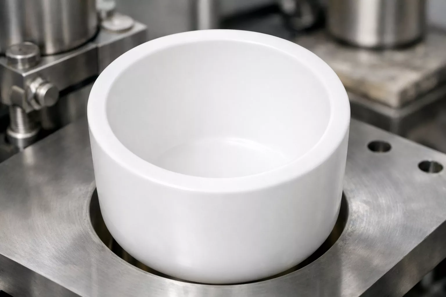 zirconia crucible maintaining stability under extreme heat