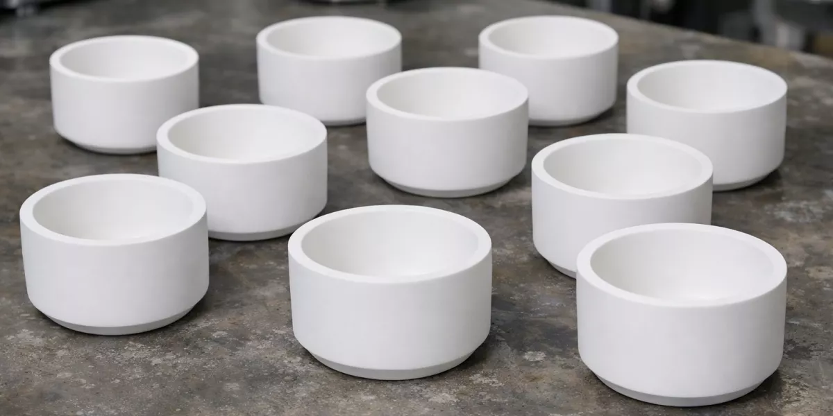 zirconia sintering crucible shape consistency across units