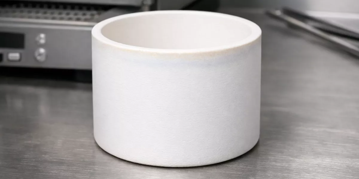 zirconia sintering crucible surface after repeated thermal cycles