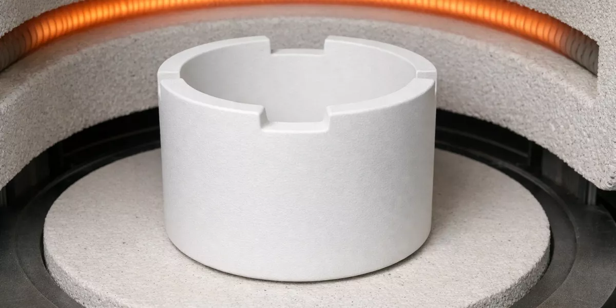 zirconia sintering crucible thermal exposure in furnace