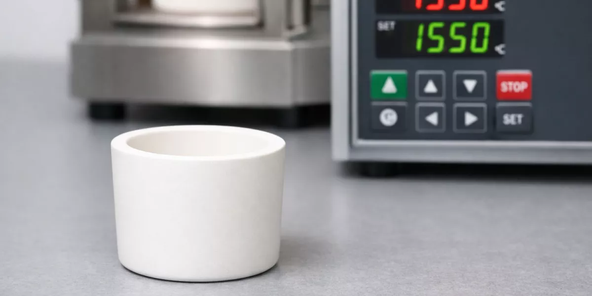 zirconia sintering crucible used in controlled thermal cycling