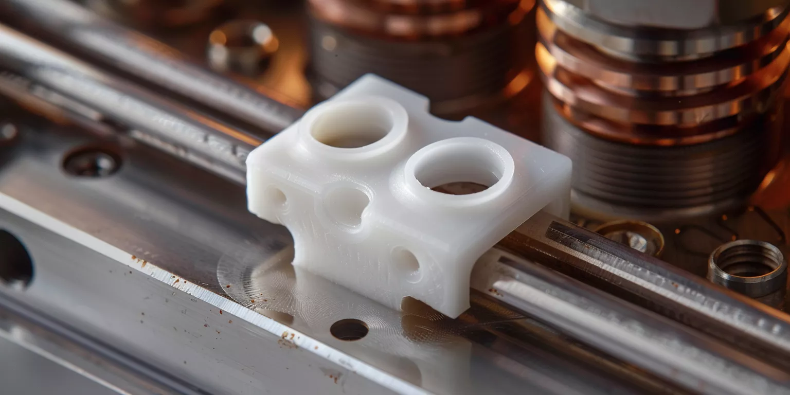 Alumina ceramic part used as an electrical insulation barrier in a high-voltage thermal system