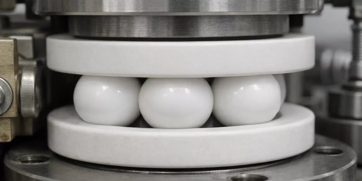 Zirconia ceramic balls used in industrial mechanical wear testing equipment Zirconia ceramic balls used in industrial mechanical wear testing equipment