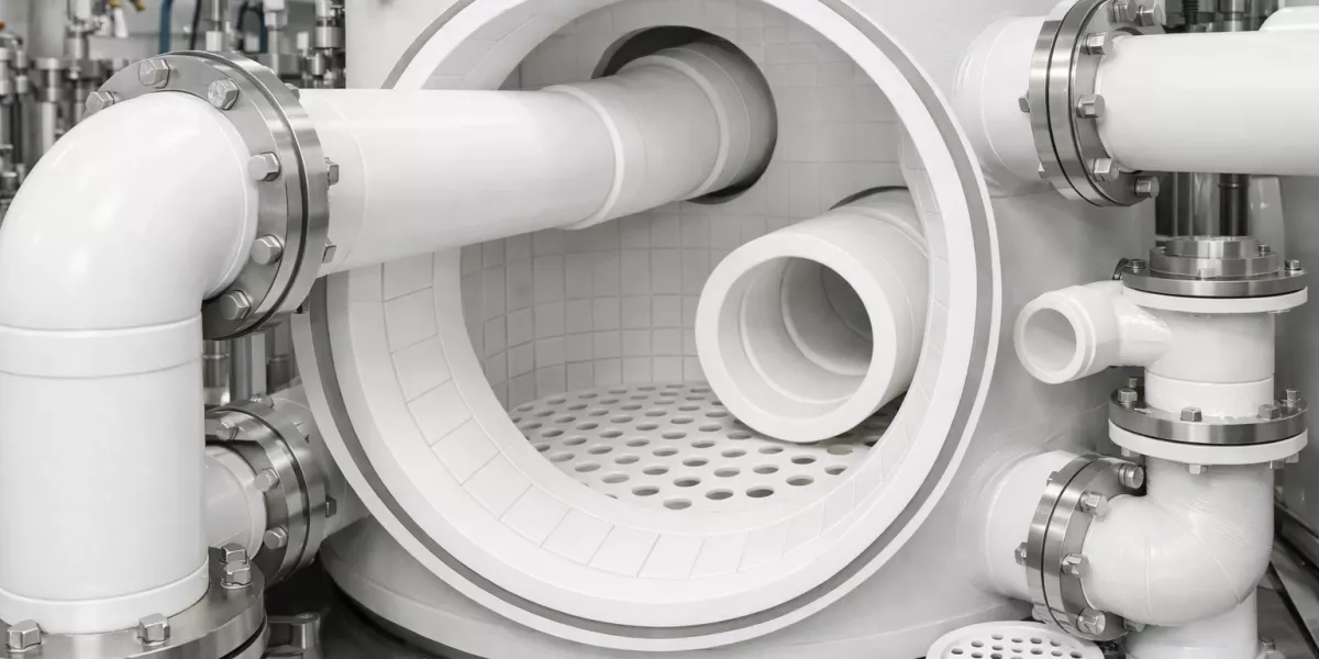 Zirconia ceramic pipes applied in industrial chemical fluid handling systems Zirconia ceramic pipes applied in industrial chemical fluid handling systems