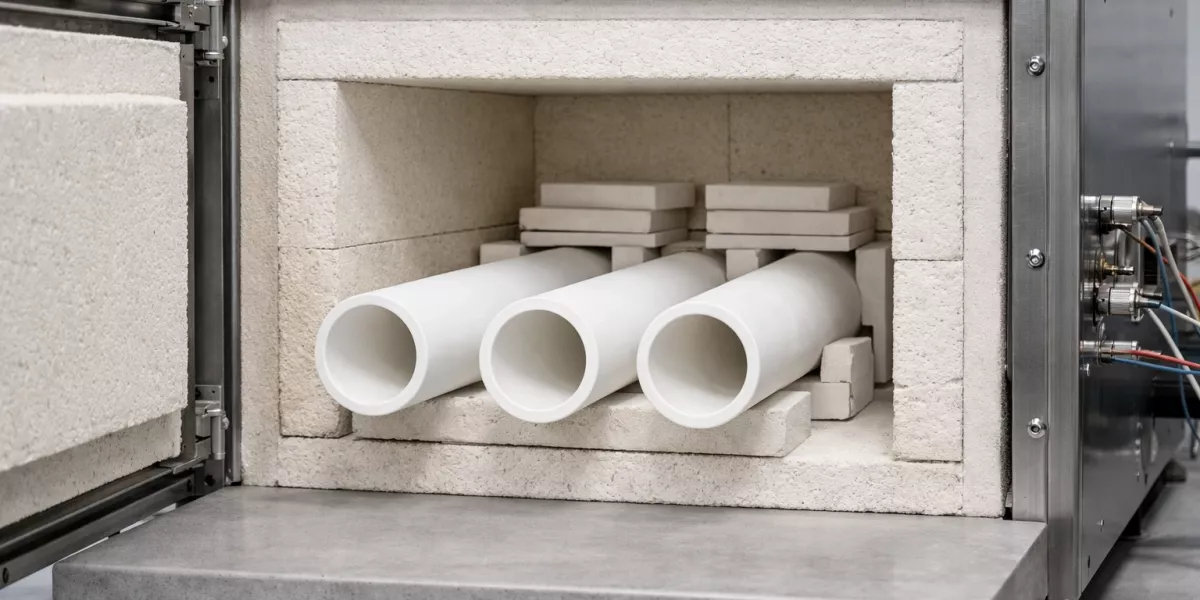 Zirconia ceramic tubes used in controlled high temperature furnace testing Zirconia ceramic tubes used in controlled high temperature furnace testing