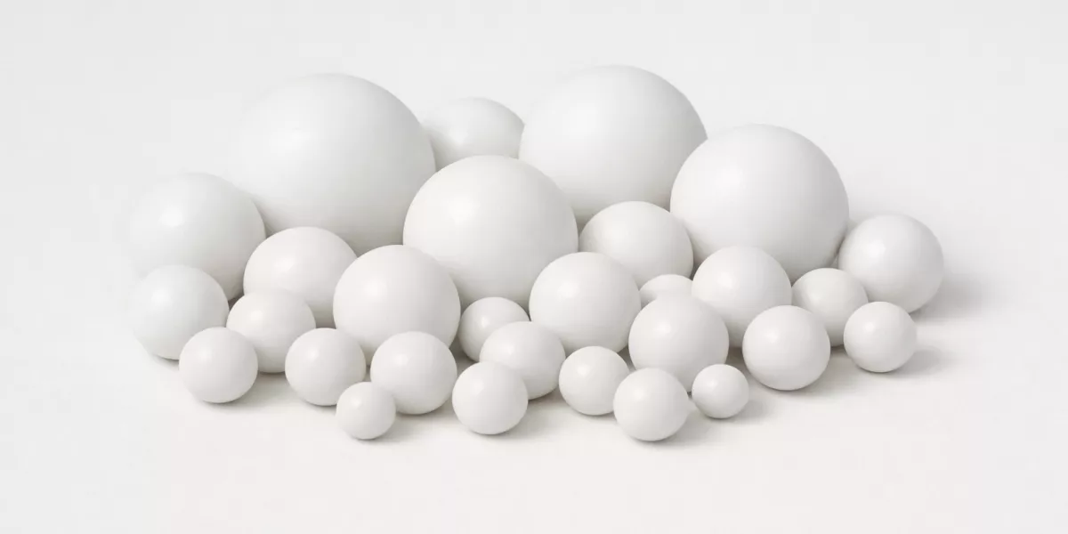 zirconia ceramic balls showing high mechanical strength surface