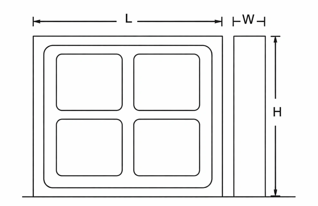 Ceramic Square Gauge picture