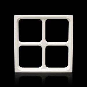 Ceramic square gauge showing primary reference face for squareness checks
