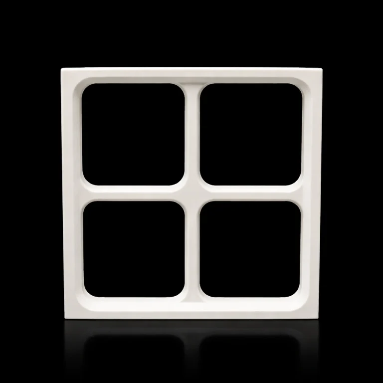 Ceramic square gauge showing primary reference face for squareness checks