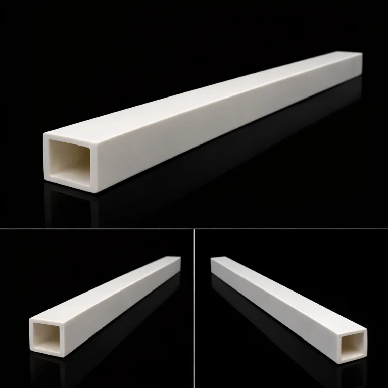 Ceramic Straightedge Gauge with Handle Slots and Protective Case