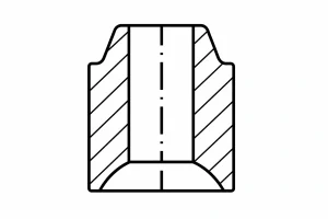 Type 1 alumina fish spine beads