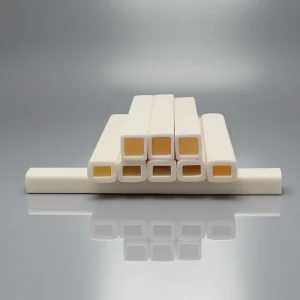 Square alumina ceramic tubes for corona electrode cassettes, ADCERAX