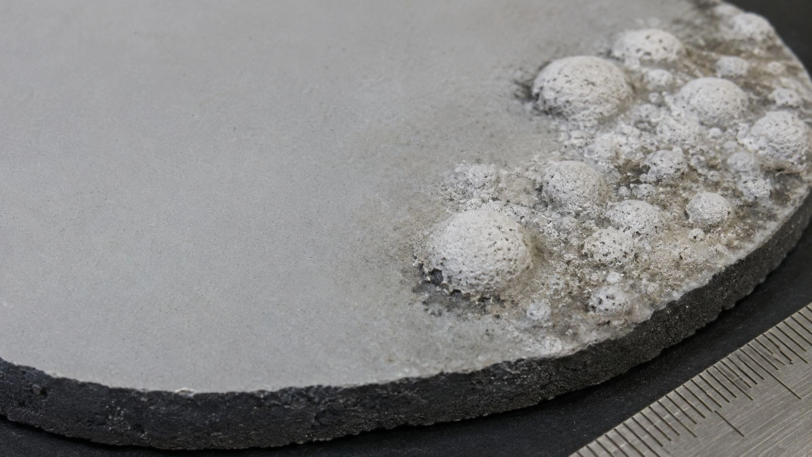 SiC silicon carbide surface local active oxidation mixed passive morphology porous nodule redeposition macro inspection photo