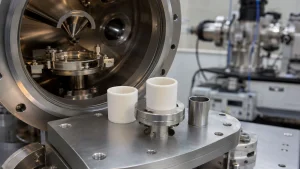 high purity alumina crucible semiconductor dopant thermal evaporation vacuum source hardware containment Al2O3