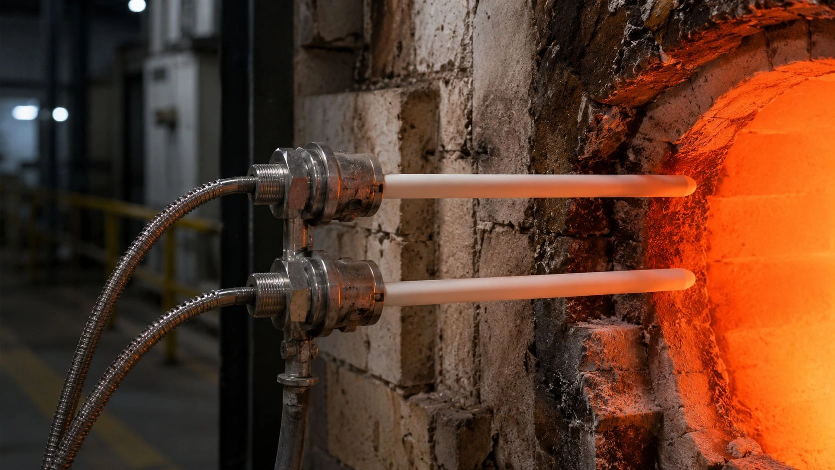 alumina tube thermocouple protection glass melting furnace precious metal type S thermocouple high purity sheath industrial