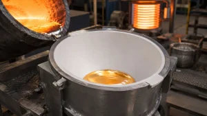BN boron nitride coating liner casting mold crucible non-ferrous molten metal release low contamination service