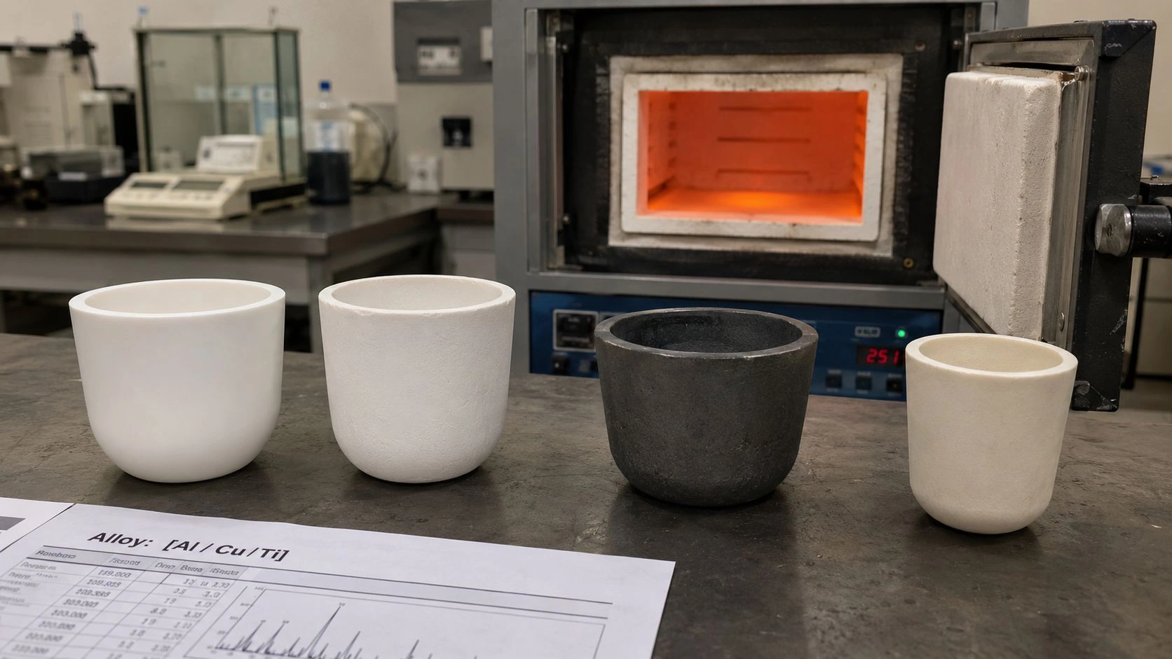 ceramics for metal melting selection alumina zirconia silicon carbide boron nitride crucible aluminium copper precious metal reactive alloy engineering