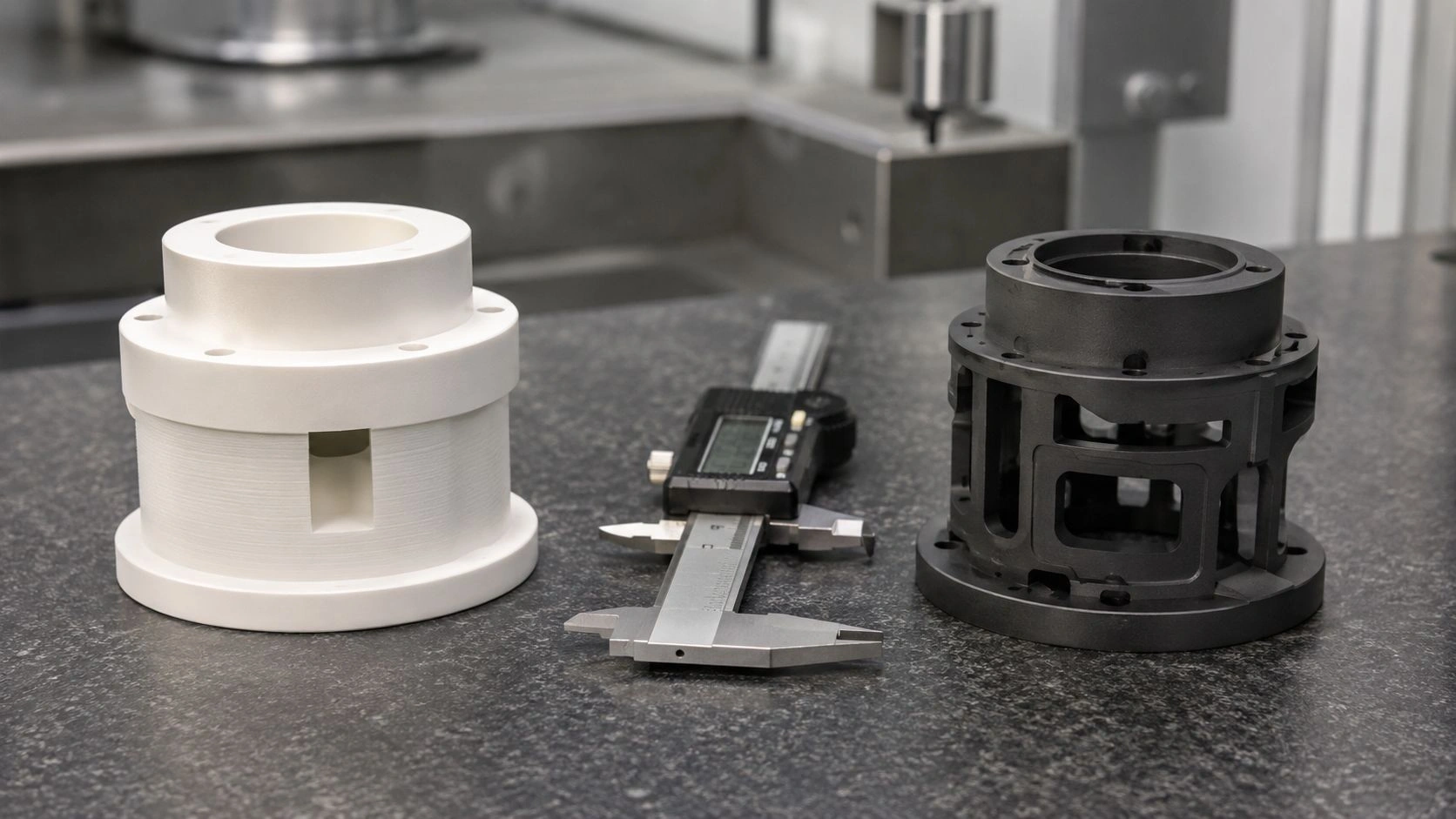hot-pressed BN boron nitride machined part graphite precision machined component tolerance comparison manufacturing