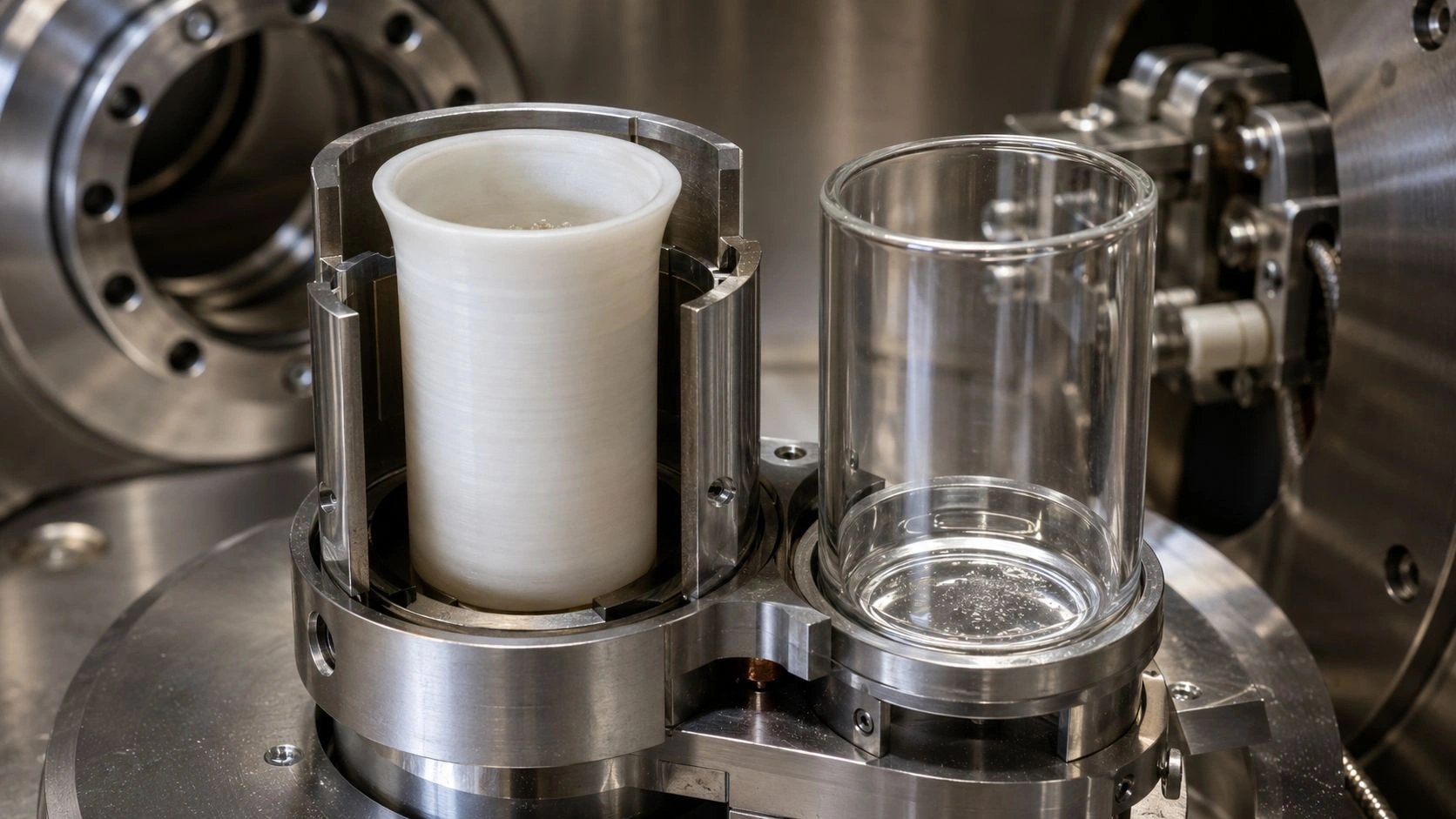 PBN crucible OLED organic deposition effusion cell low outgassing thermal uniformity lip geometry vacuum evaporation source