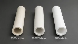 Alumina purity options for ceramic electrode tubes