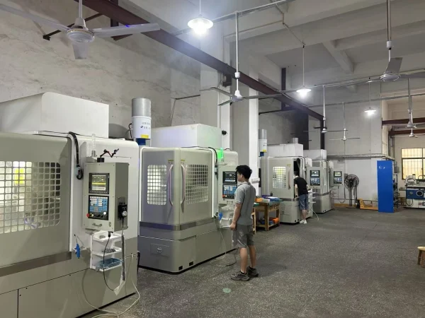 Our in-house CNC machining and grinding lines producing precision silicon carbide mechanical components