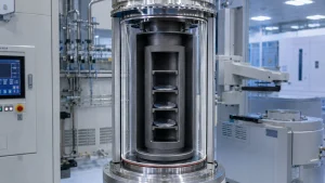 SiC tube semiconductor vertical diffusion furnace CVD-SiC liner wafer boat paddle process tube quartz replacement purity coating particle control