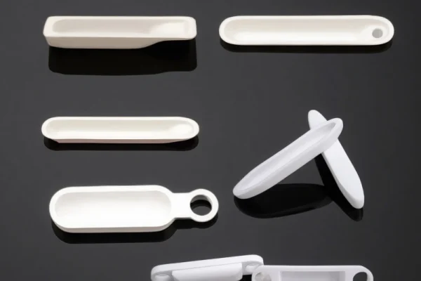 customized alumina ceramic boat deep cavity for combustion