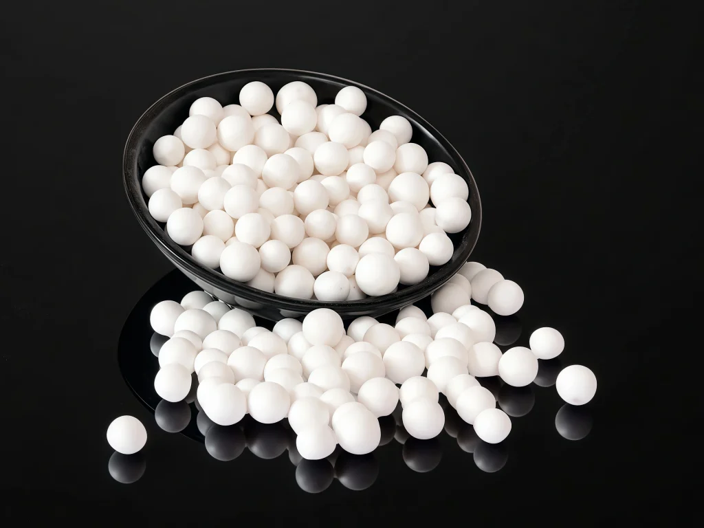 Activated Alumina Balls for Gas Drying 3-5 mm activated alumina beads for natural gas dehydration
