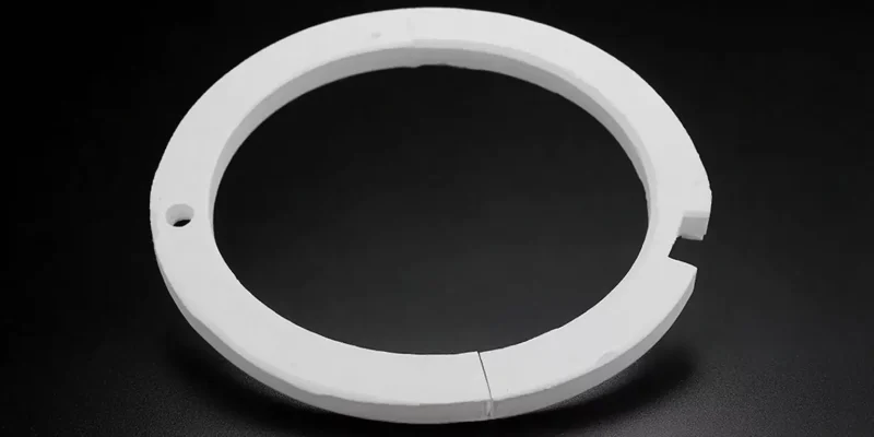 Alumina Edge Ring for Wafer edge shielding inside plasma chambers