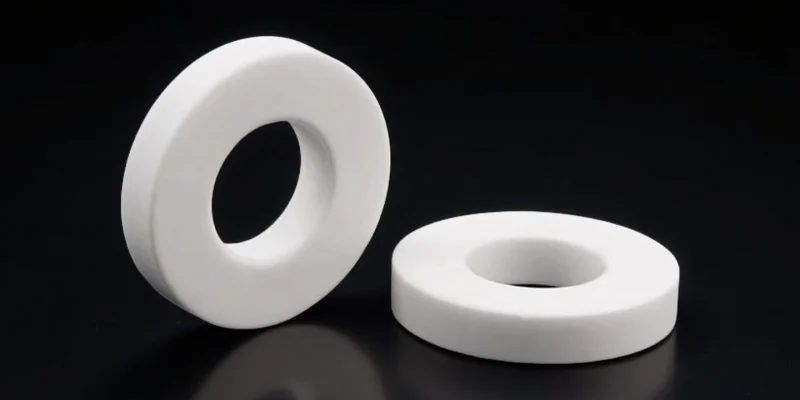 Alumina washers used in vacuum chamber insulation