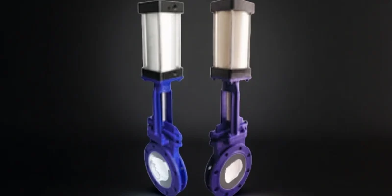 Alumina control valve assembly with stem and seat