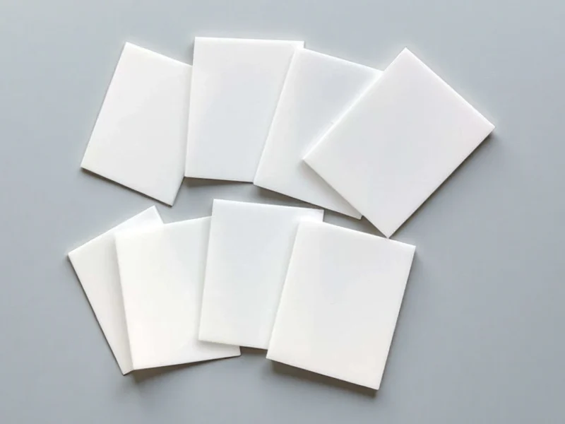 Alumina substrate plates thin to thick sizes with tolerance options