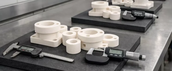 Ceramic parts geometry designed to reduce cracking and chipping risk