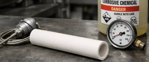 Ceramic tube contextualized by temperature, load, and media references