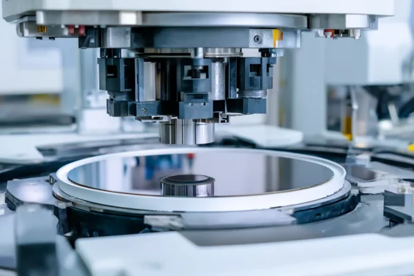 Ceramic wafer positioning components in semiconductor cleanroom