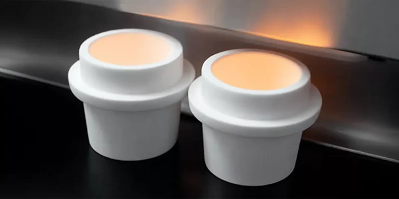 Combined Acid with Heat Cleaning Strategy for Removing Iron Oxides in TGA Alumina Crucibles