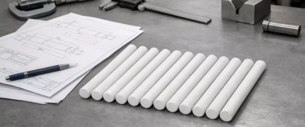 Consistent ceramic rods representing stable and repeatable production routes