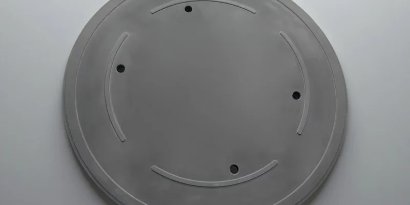 Custom Machined AlN Plate with Holes