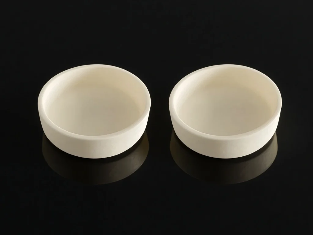 Custom dimensions alumina ceramic plate round sintering tray